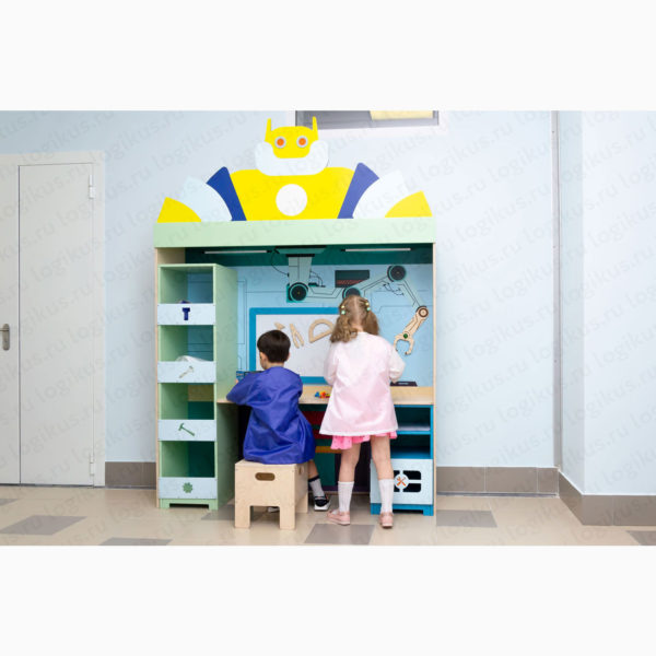 Модуль игровой "Механическая станция". Развивающее оборудование для детских садов и дошкольных учреждений производство компании «Логикус».