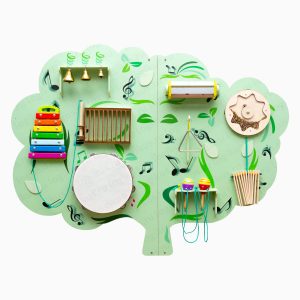 Развивающая панель "Музыкальное дерево" декоративная панель для оформления стен в детском саду, в дошкольном учреждении