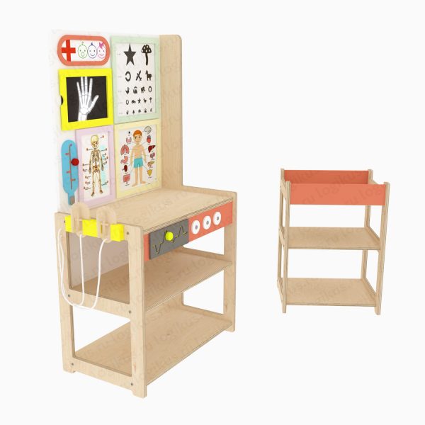 Стенд игровой «Больница». Развивающее оборудование, мебель для детских садов и дошкольных учреждений производство компании Логикус.