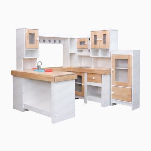 Стенд игровой "Кухня "Сканди". Развивающее оборудование, мебель для детских садов и дошкольных учреждений производство компании Логикус.